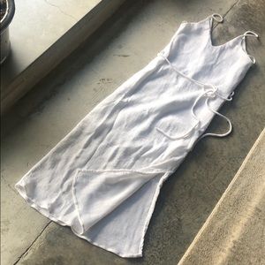 JOA White Midi Dress